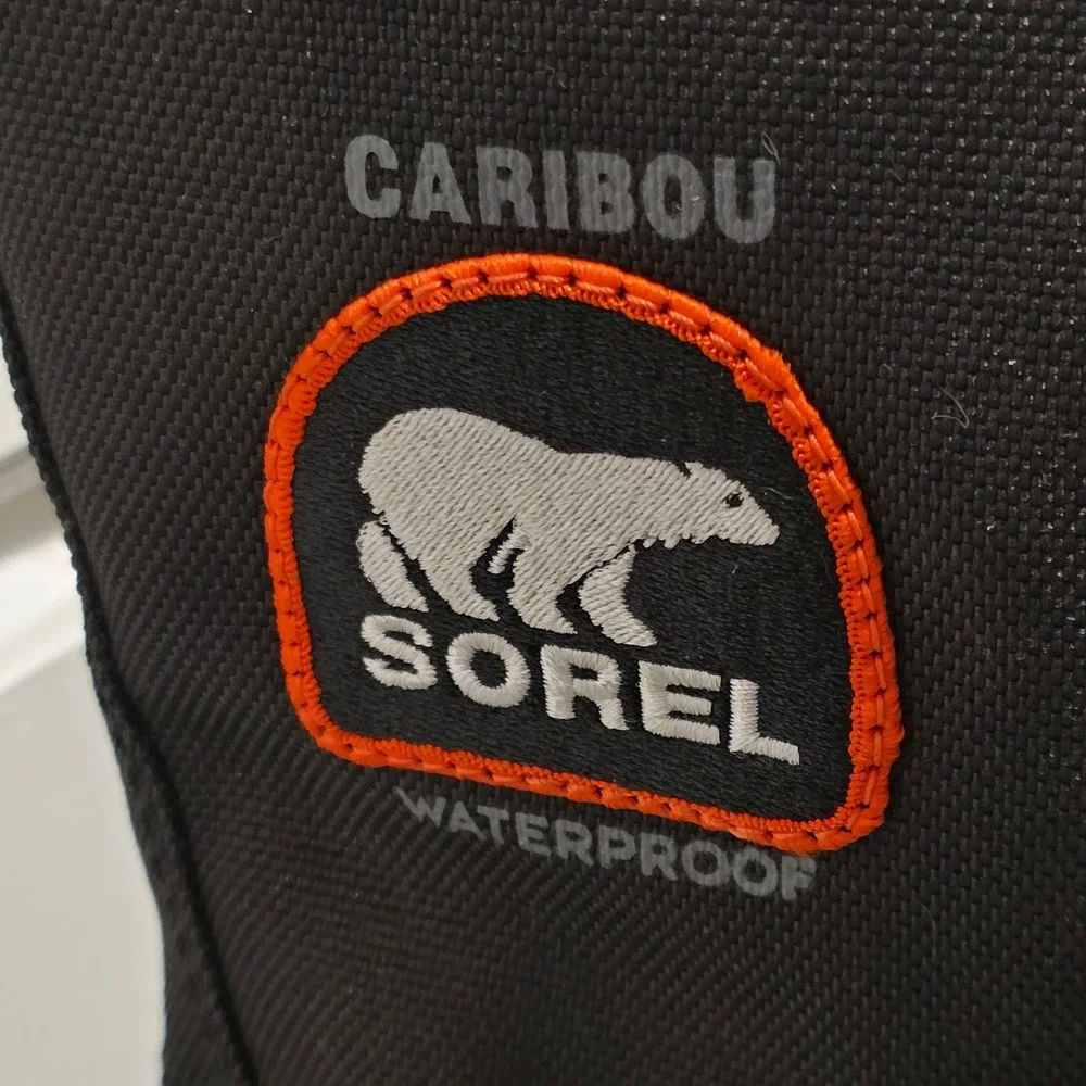 Sorel Caribou XT Men's Winter Snow Boots Sz‎ 12 Black Grey Gorpcore